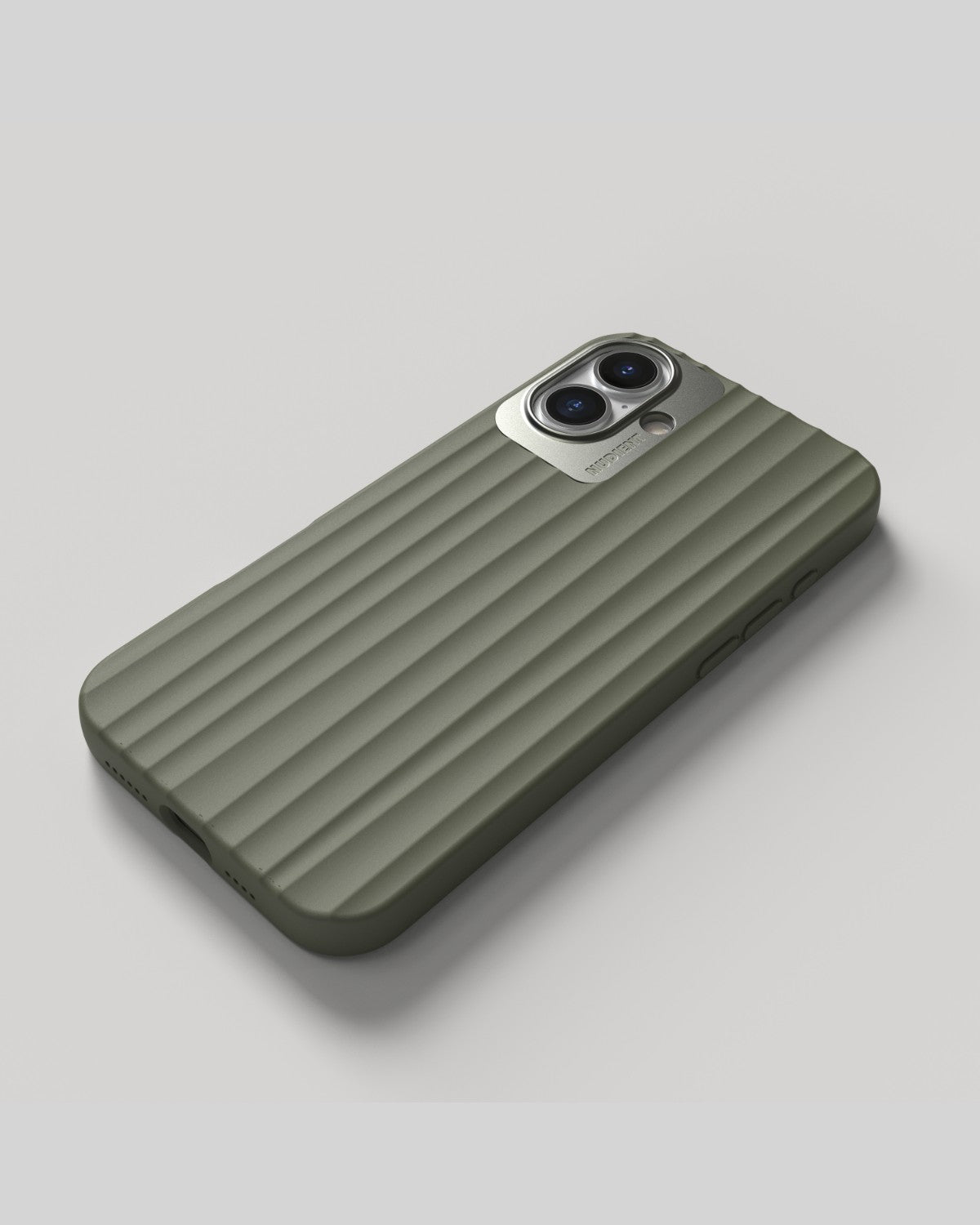 Bold Case - iPhone 16 Plus - Linen Beige & Olive Green