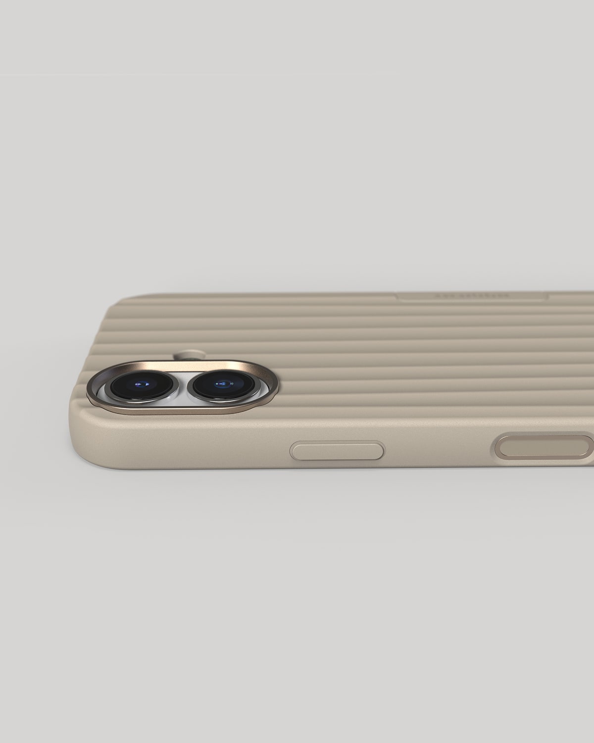Bold Case - iPhone 17 - Linen Beige & Olive Green