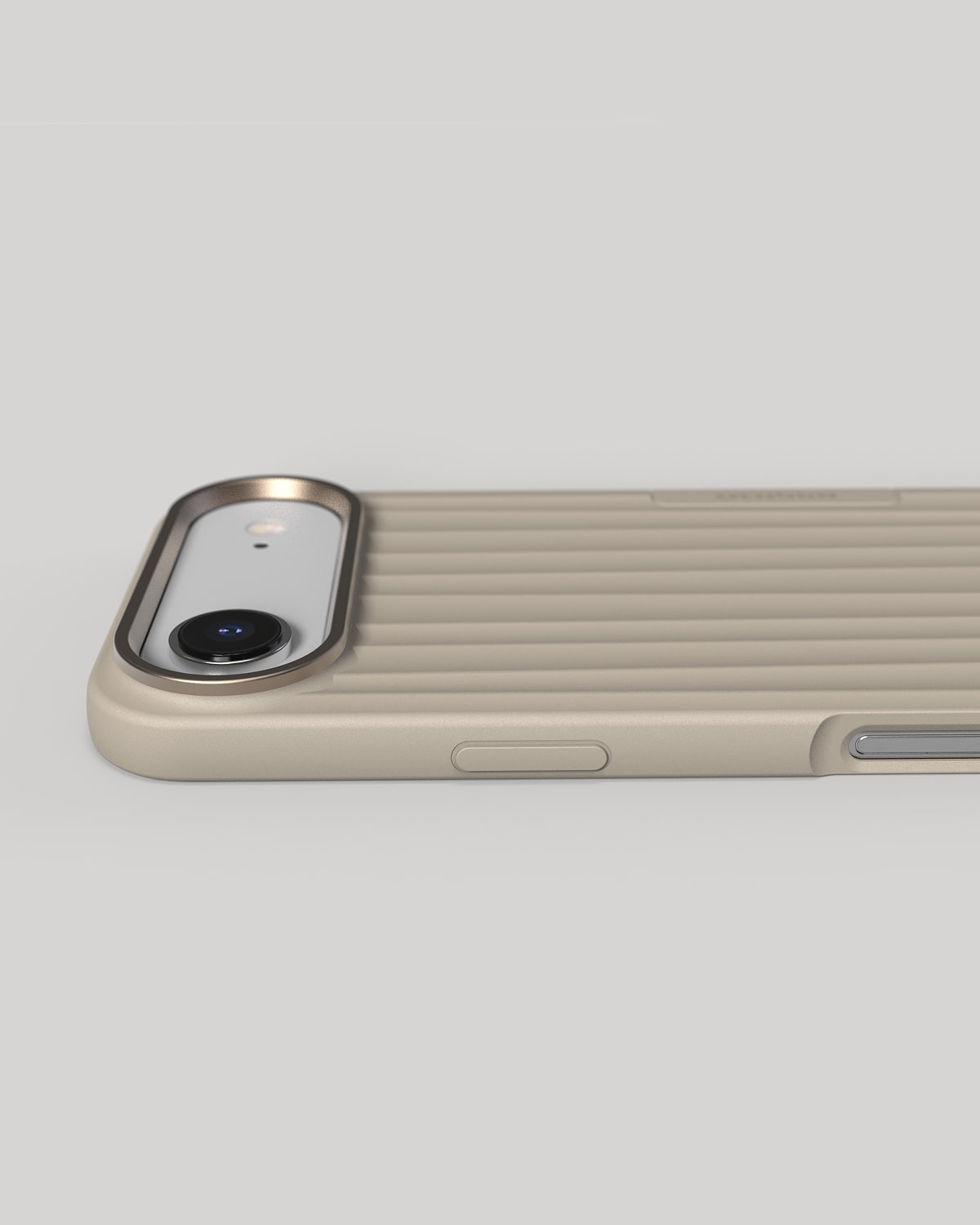 Bold Case - iPhone Air - Linen Beige & Olive Green
