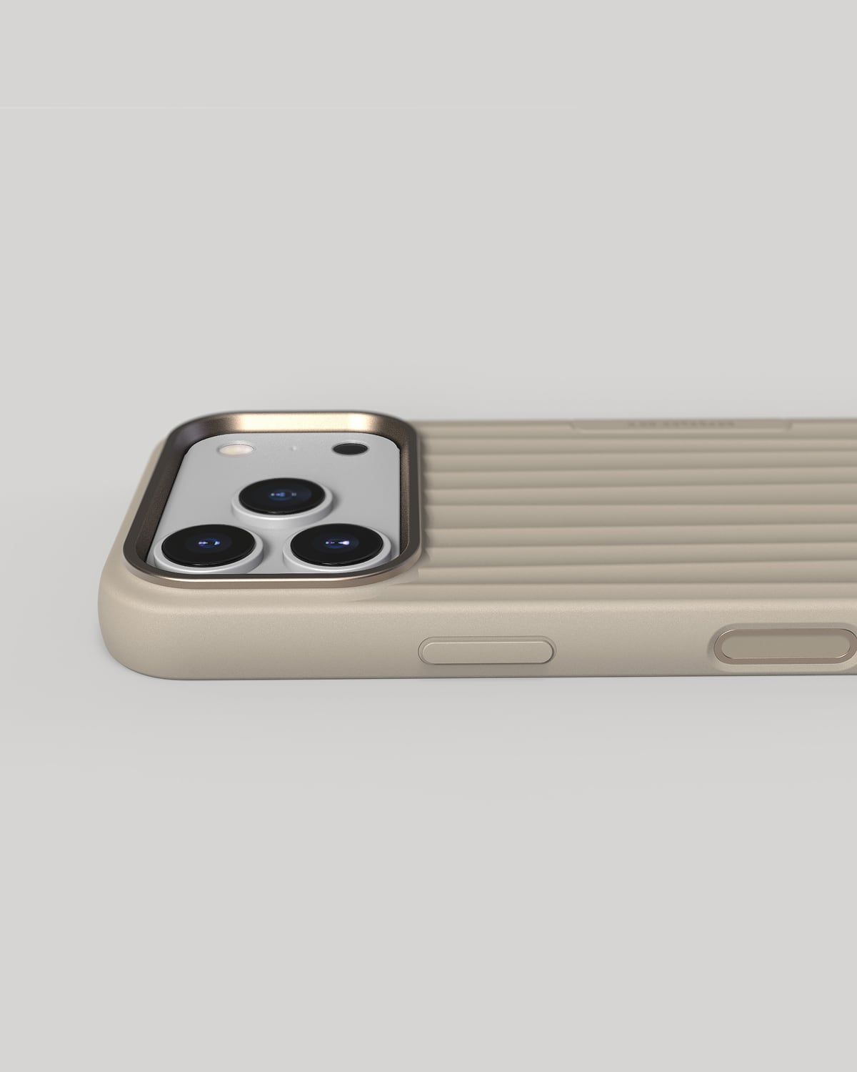 Bold Case - iPhone 17 Pro - Linen Beige & Olive Green